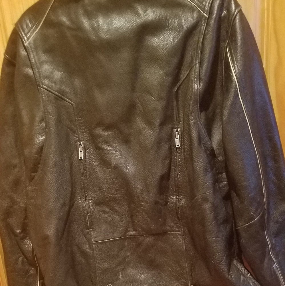 Mens leather jacket